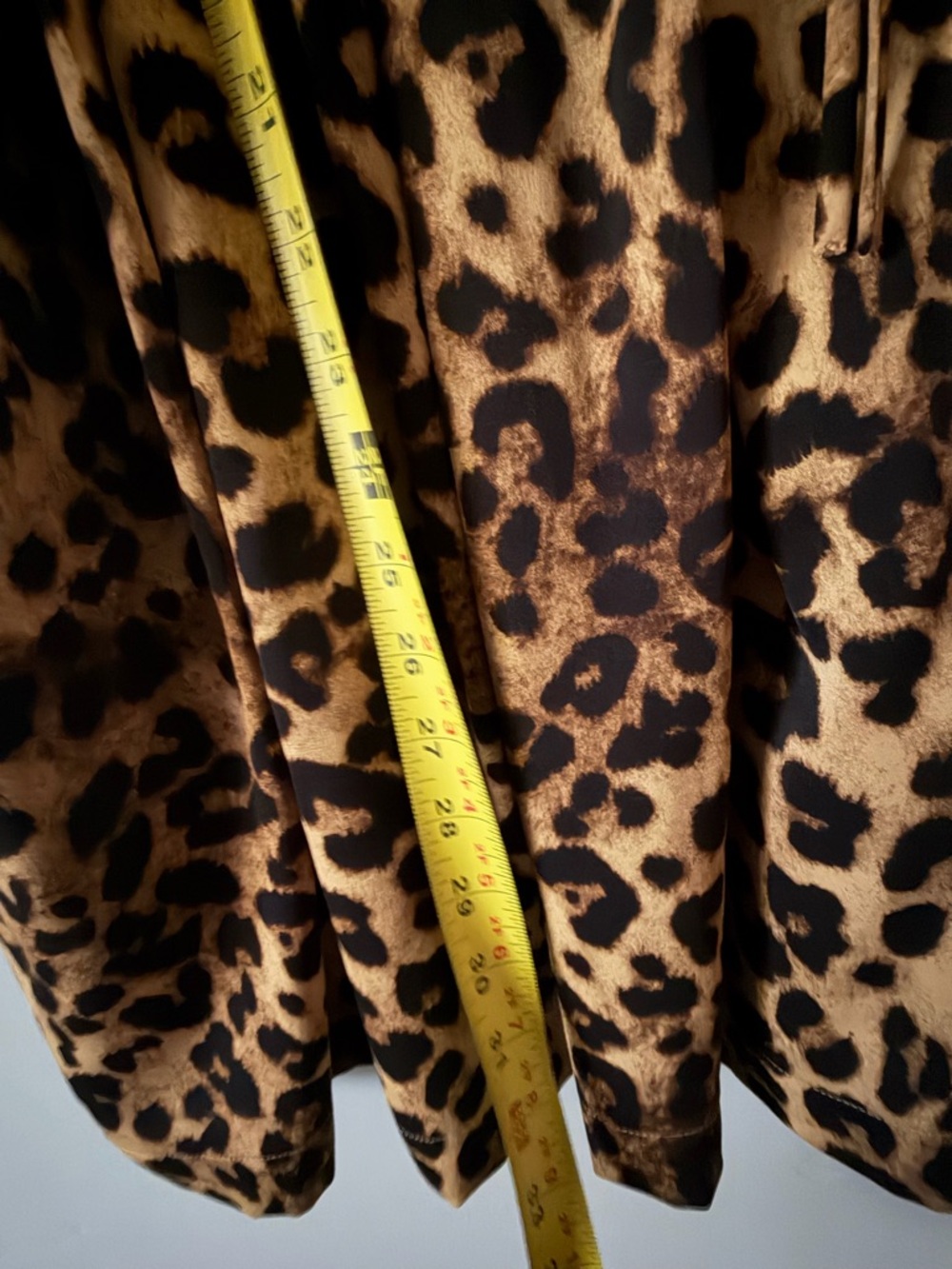 Sleeveless Leopard-Print Romper with Front Tie - Tan & Black - Picture 11 of 15